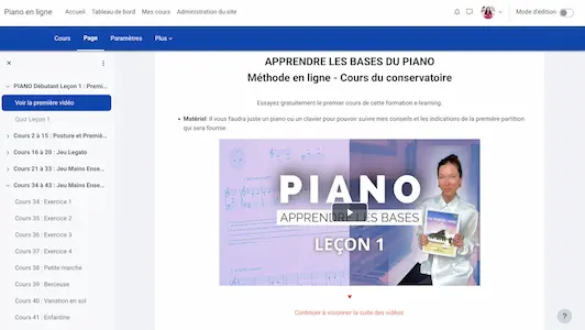Apprendre le piano en elearning